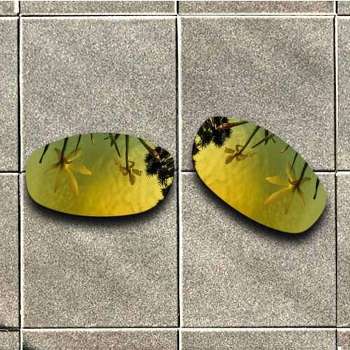 24K Gold Polarized Sunglasses Replacement Lens for-Oakley Tightrope Frame 100% UV Protection Good Fitness