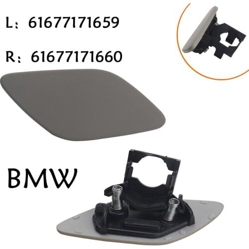 61677171660 Front Left and Right Head Light Nozzle Washer Cover Replacement 61677171659 for BMW 328i 335I 2007-2010