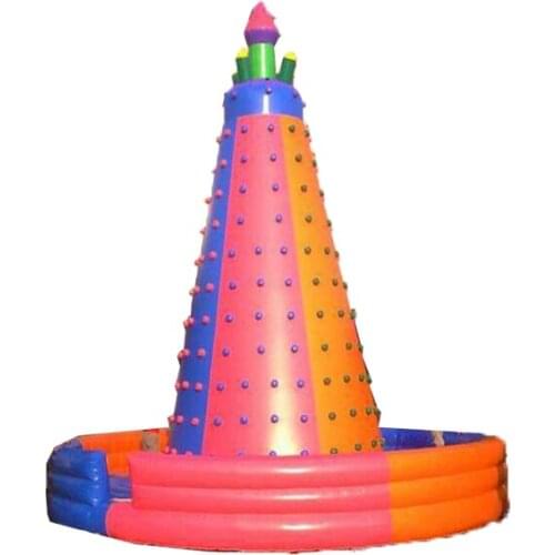 Colorful Inflatable Climber / Durable Inflatable Rock Climbing Wall