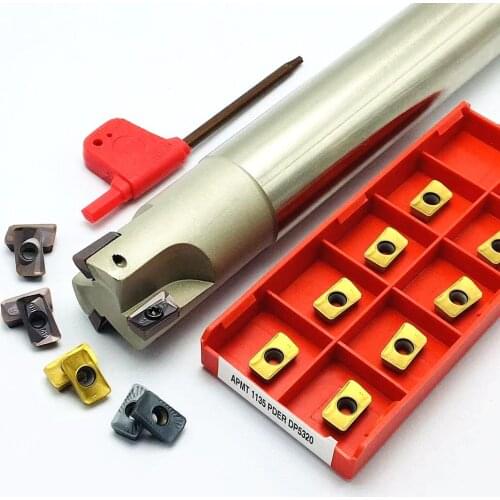 BAP300R 10/12/16/20mm APMT1135 Milling Tool Holder Shoulder Cutting Right Angle Precision Milling Cutter End Milling Tool Holder