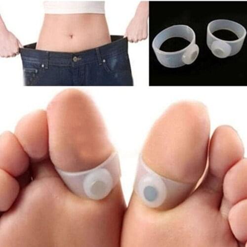 Magnetic Foot Massager Silicone Rollers Relax Toe Ring for Slimming Loss Weight Relaxation X-13021