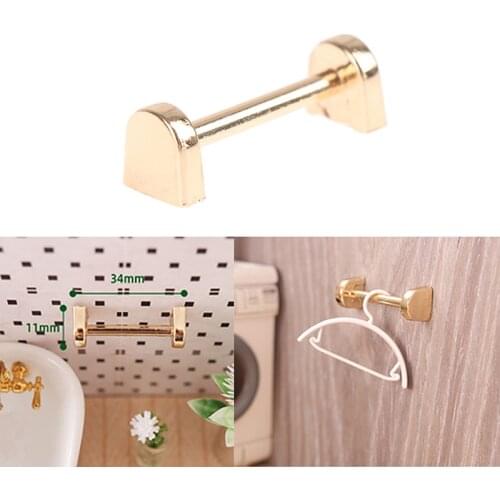 1:12 Dollhouse Miniature Wall Hanger Storage Rack Furniture Accessories