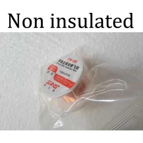 Non insulated 0.02mm wire for micro BGA trace repair for Touch IC, iPhone 7/7+ Audio IC, Long Screw Damage, and missing pads