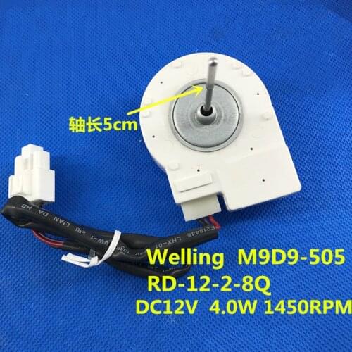 New Original Midea Refrigerator Cooling Fan Motor M9D9-505 RD-12-2-8Q dc 12v