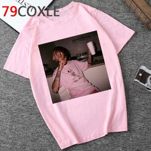Lil Peep clothes t-shirt male ulzzang tumblr japanese harajuku kawaii couple clothes clothes couple clothes