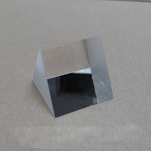 Optical Glass Reflective Prisms 40*40*40*40*40*40 Mm Isosceles Right Triangular Light Experimental Refraction PRISM TRIANGULAR