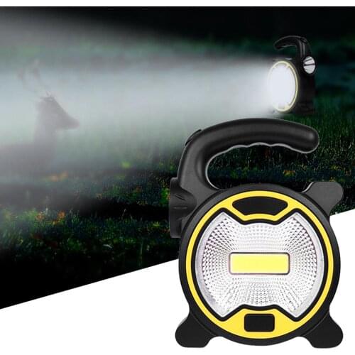 MingRay AA Battery Portable spotlight 1W LED and 3W COB work lamp mini powerful handle lantern camping fishing cheap price