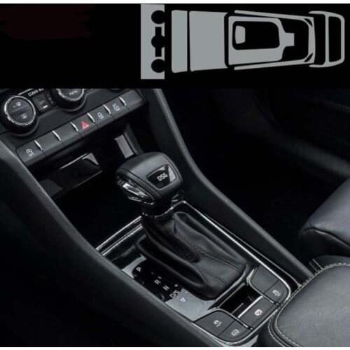 FOR Skoda Kodiaq 2018 2019 Central control panel film TPU transparent protective film Car Accessories