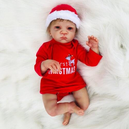 Reborn Baby Lifelike 17 inch Girl Pink Princess Winter Coat Vivid Painting reborn doll Kids Playmate Babe Boneca Cute