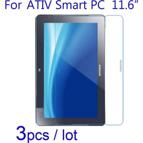 3pcs Screen Protectors For Samsung ATIV Smart PC XE500T1C/Slate XE700T1A 11.6" Soft Clear/Matte/Nano Anti-Explosion Guard Films