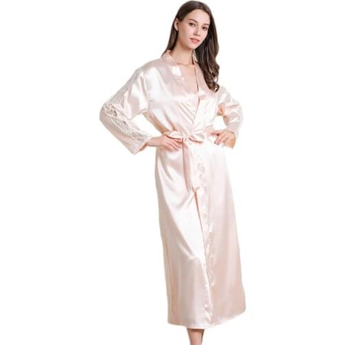 Unique Prom Dresses Lace Silk Robes for Photo Shoot or Baby Shower Custom Made Maternity Long Sleeves Photoshoot Robes