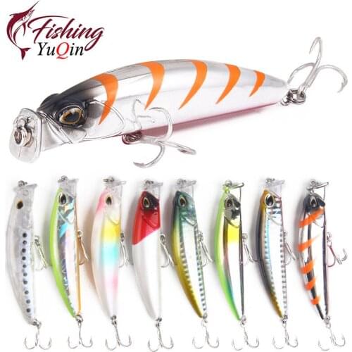1pcs Sinking Minnow Fishing Lure 3D Eyes Wobbler 8cm/10g Crankbait Lures Fishing Tackle