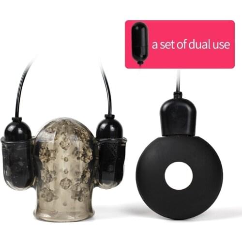 2 in 1 Toys For Men Rechargeable Penis Massager With 360 Degree Male Masturbator Delay Lasting Glans Trainer Mens Glans Trainer