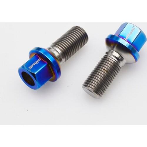 Automotive ball seat titanium alloy wheel bolts M14*1.5*28 for Benz ( 20pieces)