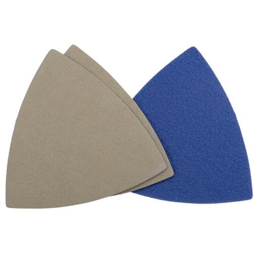 Uxcell 3 Pcs Triangle Detail Sander Sandpaper Hook and Loop 3-1/2 Inch Silicon Carbide Sanding Pad 7000 Grit