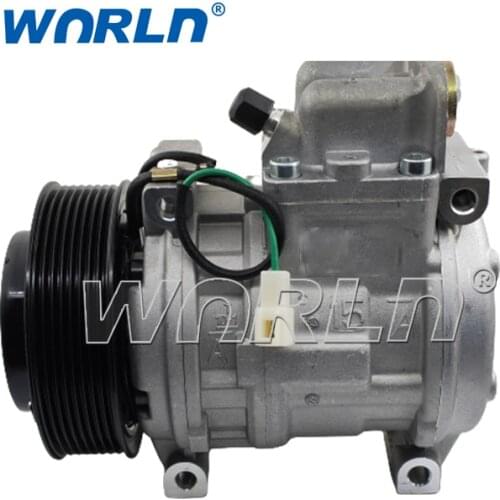 24V Auto AC Compressor For Mercedes-Benz Truck 10PA15L 8PK 130MM Model Air Conditioners