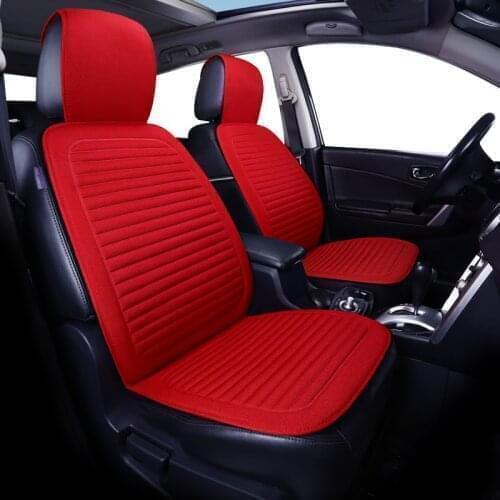 ZHOUSHENGLEE Universal Flax Car seat covers for Land Rover all models X9 discovery freelander car accessories styling auto