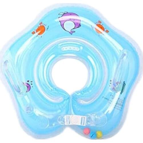 Baby Inflatable Pool Floats Swim Tubes Rings Neck Float Ring Newborn Infant Bathing Circle Inflatable Swimming Ring