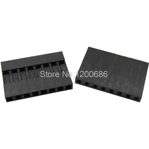 Dupont Connector Housing Female 2.54mm 1x9P