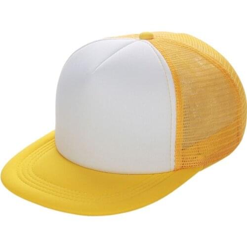2017 Women Men Flat Brim Blank Plain Running Cap Hip Hop Mesh Snapback Hat