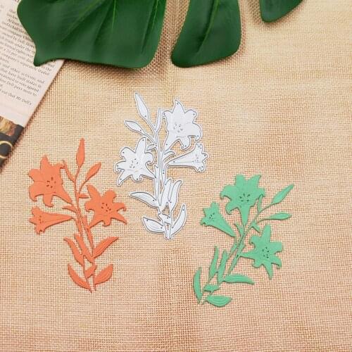 Lily metal knife die scrapbook DIY scrapbook for album greeting card decoration embossing DIY paper card
