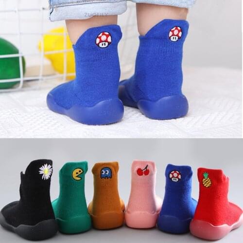 Baby Boy Shoes Toddler Sock Shoes Nonslip Floor Socks Shoes Baby Girl Soft Rubber Sole Shoes Baby Infant First Walkers Booties