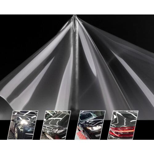 PVC Car Headlight Protective Film Wrapping Bumper Hood Paint Protection Vinyl Wrap PPF