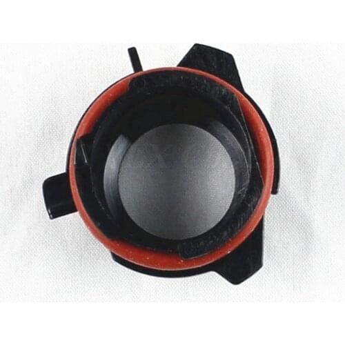 Rockeybright 2PCS car h7 hid xenon bulb holder adapter socket for bmw e39 520 525 h7 hid xenon conversion headlight base adaptor