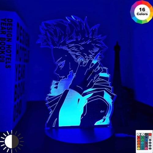 Anime My Hero Academia Led Night Light Hitoshi Shinso Lamp for Bedroom Decor Birthday Gift Hitoshi Light My Hero Academia Gadget