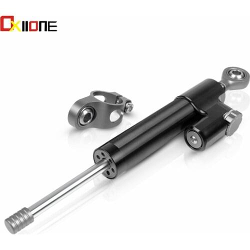 Universal Motorcycle Adjustable Stabilizer Steering Damper Safety For Aprilia Tuono V4 R MANA 850 GT ABS Caponord 1200 SHIVER750