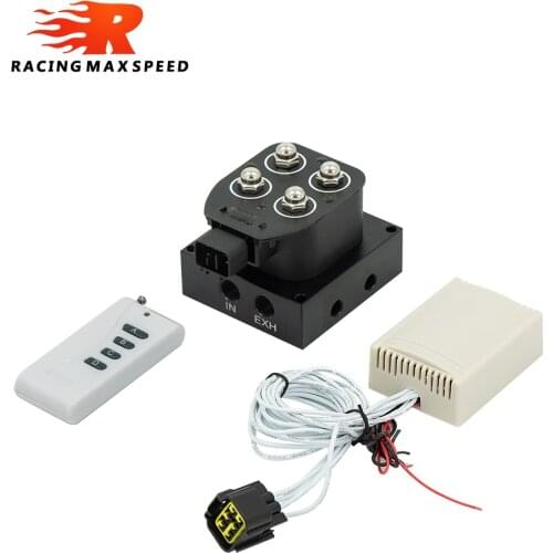 Universal 12v 0-200psi Solenoid Valve Air Ride Suspension Manifold Valve with Remote Controller Modified Car Accessories