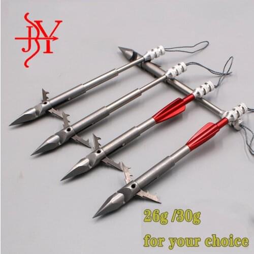 Di alta Qualità Catapulta Dardo di Caccia A Mano In Acciaio tainless Arco Freccia Fionda Molto sharp caccia freccette