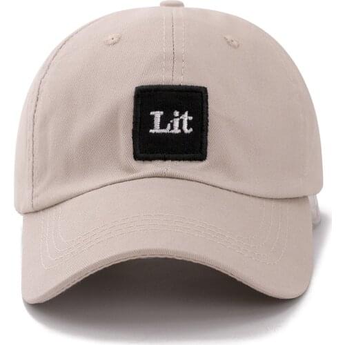 High Quality Letter Lit Snapback Cap Cotton Baseball Cap For Men Women Adjustable Hip Hop Dad Hat Bone Garros