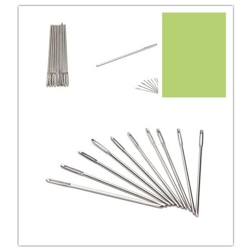 10Pcs/Set DIY Crafts Large Eye Embroidery Tapestry Knitters Wool Needles Blunt Bees Darning Needles Threading Metal Sewing Tools