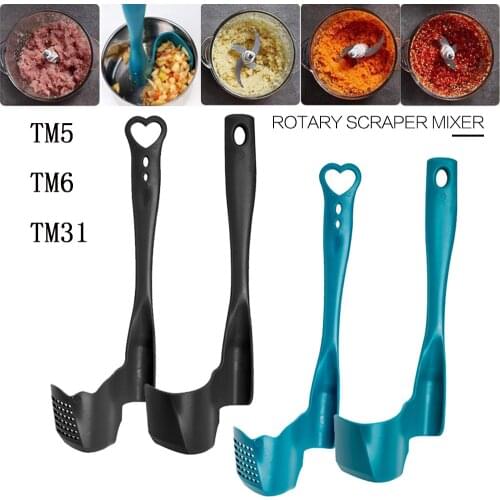 2pcs/1pc Rotating Spatula for Kitchen Thermomix TM6/TM31/TM5 Portioning Food Processor Termomix Kitchen Accessories Cooking Tool
