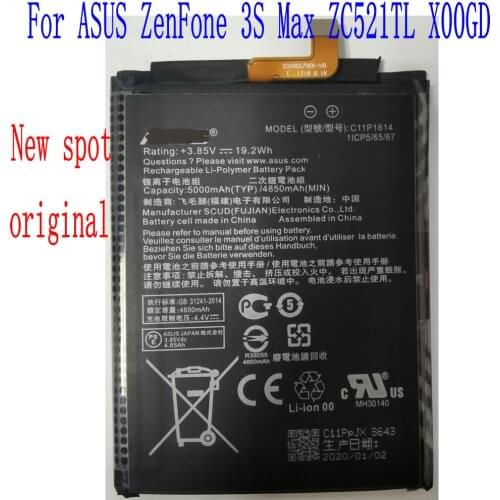 New High Quality 5000mAh C11P1614 Battery For ASUS ZenFone 3s Max ZC521TL X00GD Mobile Phone