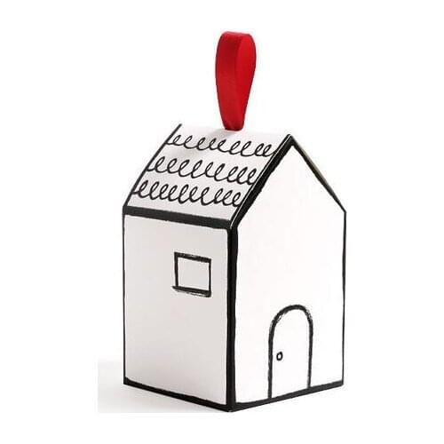 30pcs/lot Special House Shape Wedding Candy Box Beautiful Birthday Cookie Box Creative Party Cake Box Decoration Gift Box