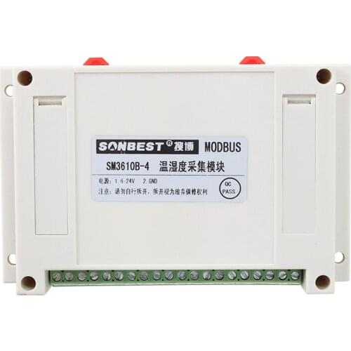 4-channel temperature and humidity acquisition module