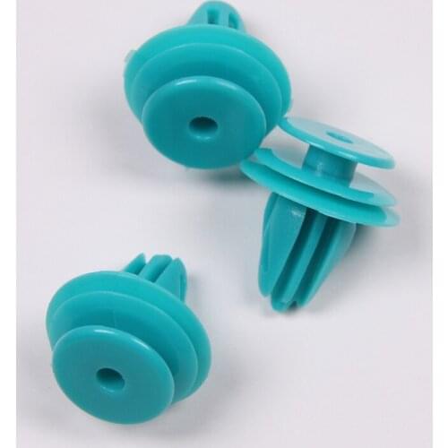 50Pcs 9.7MM Hole Auto Car Door Trim Panel Plastic Rivet Retainer Clip Fastener