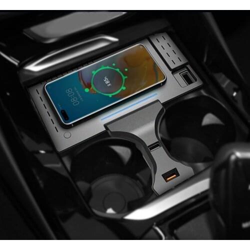 15W QI car wireless charger for BMW X3 G01 X4 G02 accessories fast wireless phone charger charging plate panel phone holder