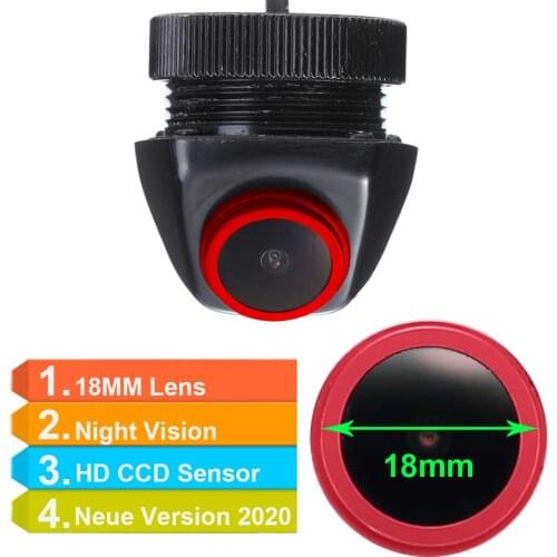 【Cool Red】 1280 * 720 pixels 1000TV lines Car Reserved hole parking Rear View Camera for BMW X1 X3 X5 X6 E53 E60 E83 E71 E72