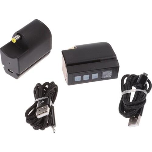 1Set Wireless LED Display Power Supply Mini Tattoo Power RCA/DC Connector Tattoo Supplier for Tattoo Pen Machine