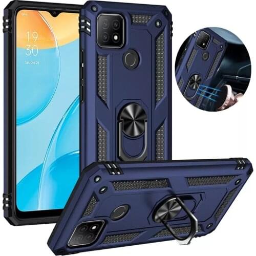 Coque For OPPO A15 Case Magnetic Car Holder Ring Shockproof Back Cover For OPPO A15 A15S A35 Rugged Armor Phone Case Fundas