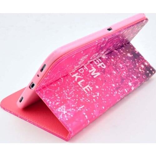 Print Stand Card Slots Holder Protection PU Leather Case For Samsung Galaxy Tab 3 8.0 T310 T311 T315 Tablet Wallet Shell Cover