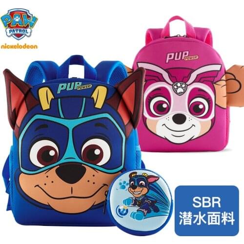 Cartoon Preschool Paw Patrol Childrens School Backpack In Kindergarten Cute Casual New Boys Girls Baby Kawaii Child Anime Bag