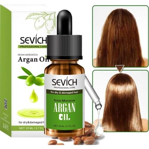 Sevich Morocco Hair Essential Oil Argan Oil Hair Care Nourish Scalp Repair Dry Damage Hair Treatmen Anti-hair Loss Serum