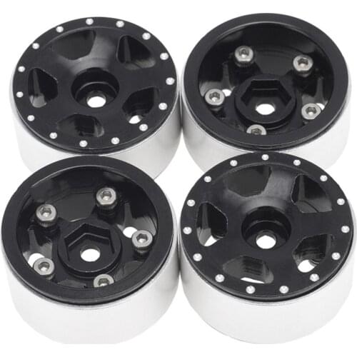 Wheels Rim Lock Tire Five-Claw Wheel Hub Aluminum Alloy Spare Parts for Axial SCX24 90081 1/24 RC Model Car