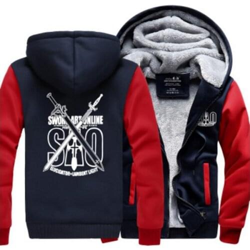 Sword Art Online SAO Kirito Anime Asada Shino Sinon cosplay costume asuna thicken winter coat hoodie