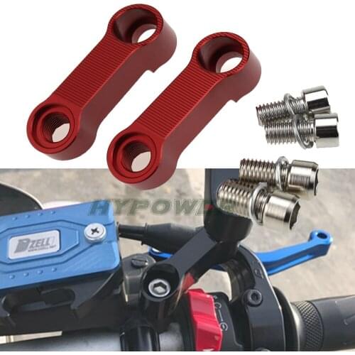 Suitable for KTM DUKE125 DUKE200 DUKE390 DUKE 200 390 motorcycle CNC aluminum rearview mirror bracket extension bracket adapter