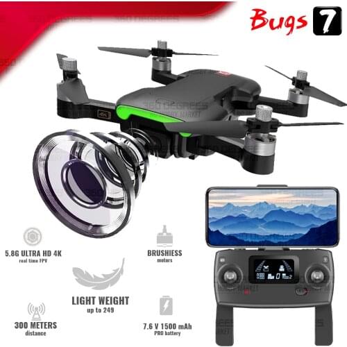 MJX bugs 7 B7 GPS Drone with 4K camera (3840x2160px) rc quadrocopter 249 gramms